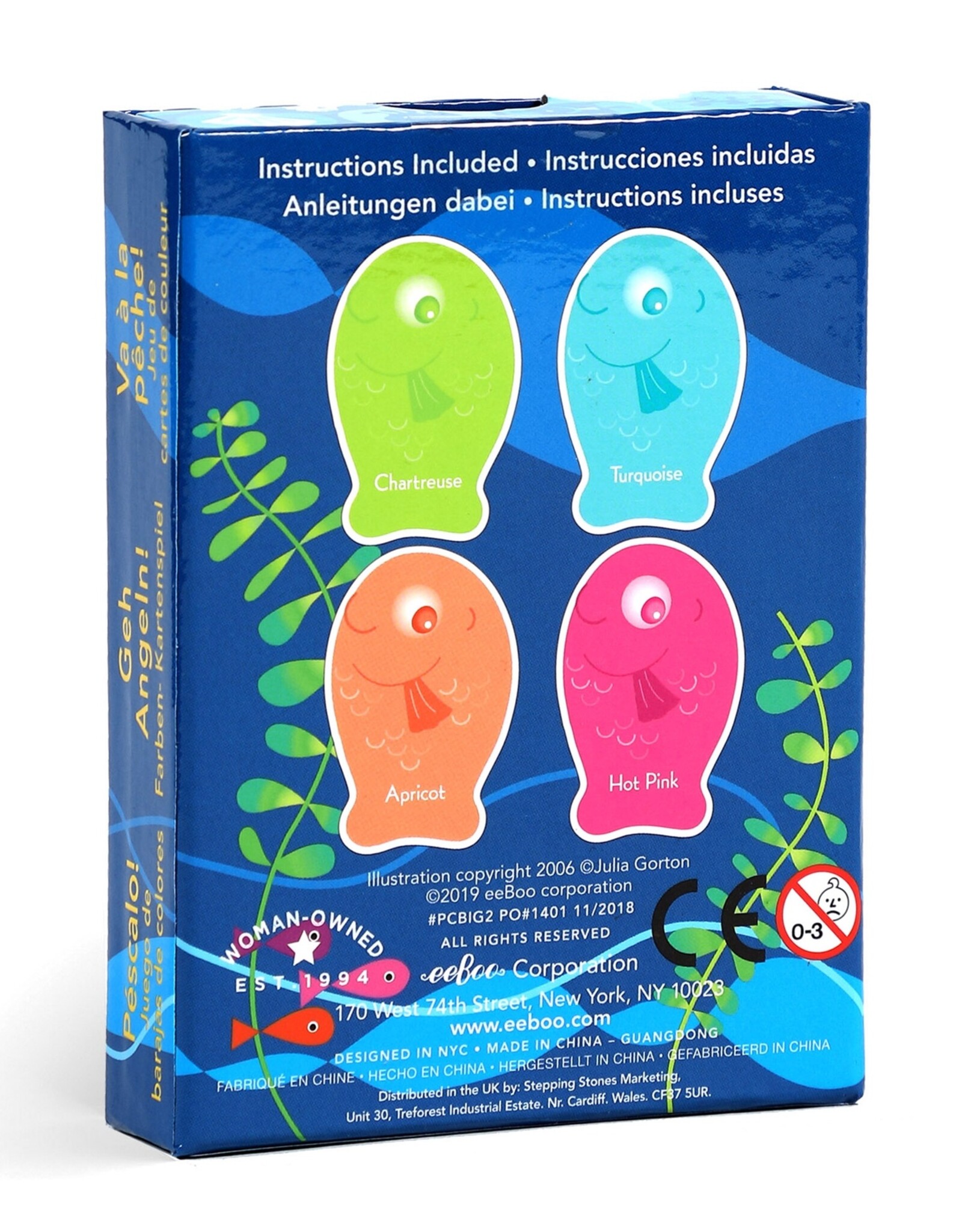 Eeboo Color Go Fish Playing Cards