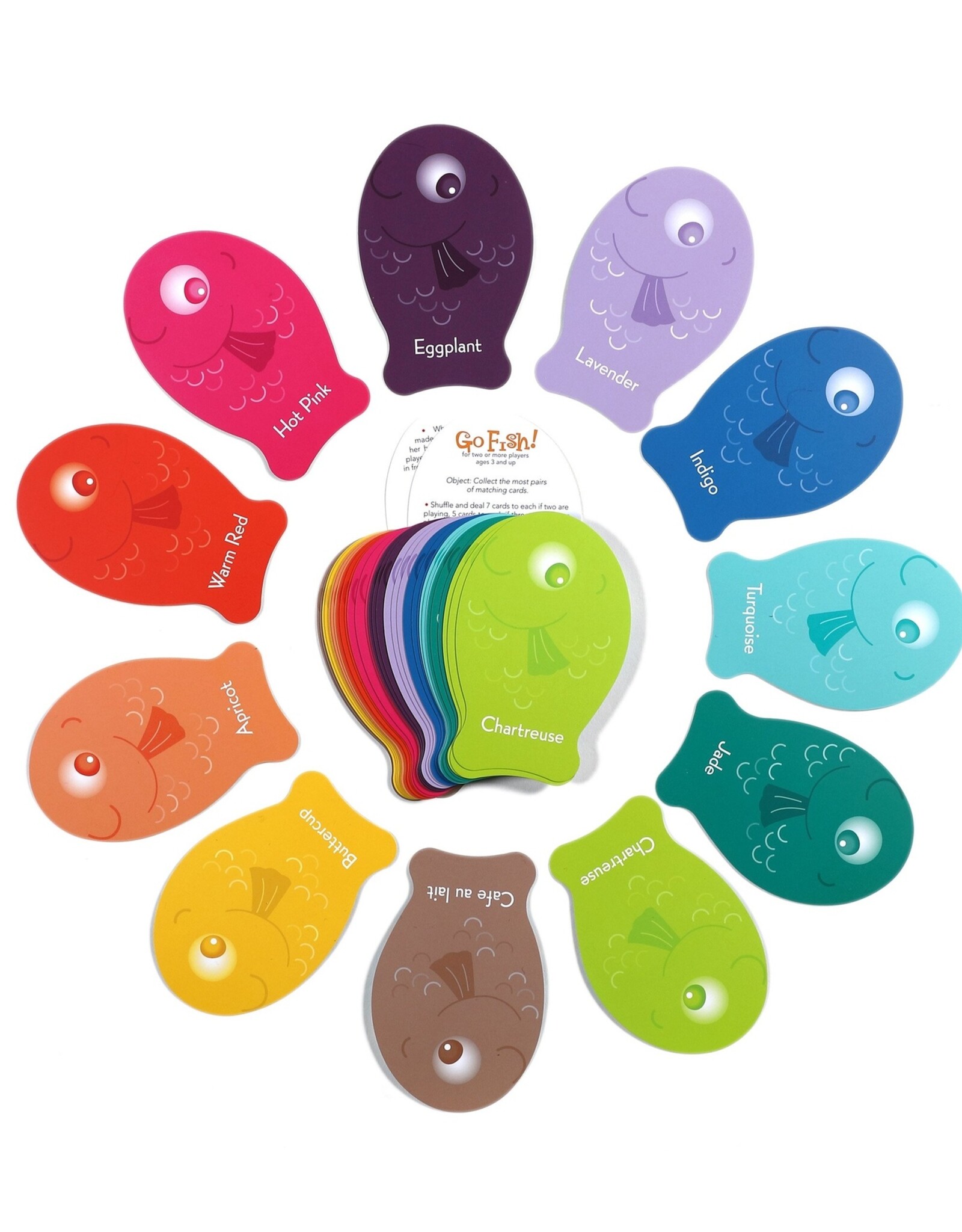 Eeboo Color Go Fish Playing Cards