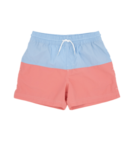 TBBC Country Club Colorblock Trunk Beale St Blue/Coral TBBC Country Club Colorblock Trunk Beale St Blue/Coral