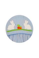 Claire and Charlie 5001BB Blue Gingham Bunny  Bubble