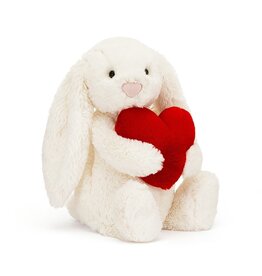 Jellycat Bashful Red Heart Love Bunny Original
