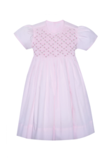 Phoenix & Ren PR423D Pink Channing Smocked Dress