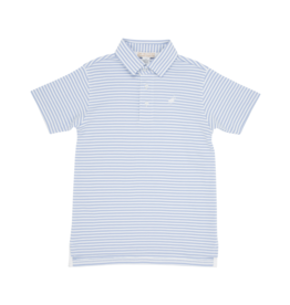 TBBC Prim Proper Polo Beale St Blue Stripe/White