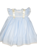 Lulu Bebe LB Caroline Heirloom Dress Blue