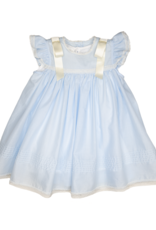 Lulu Bebe LBS24 Caroline Heirloom Dress Blue