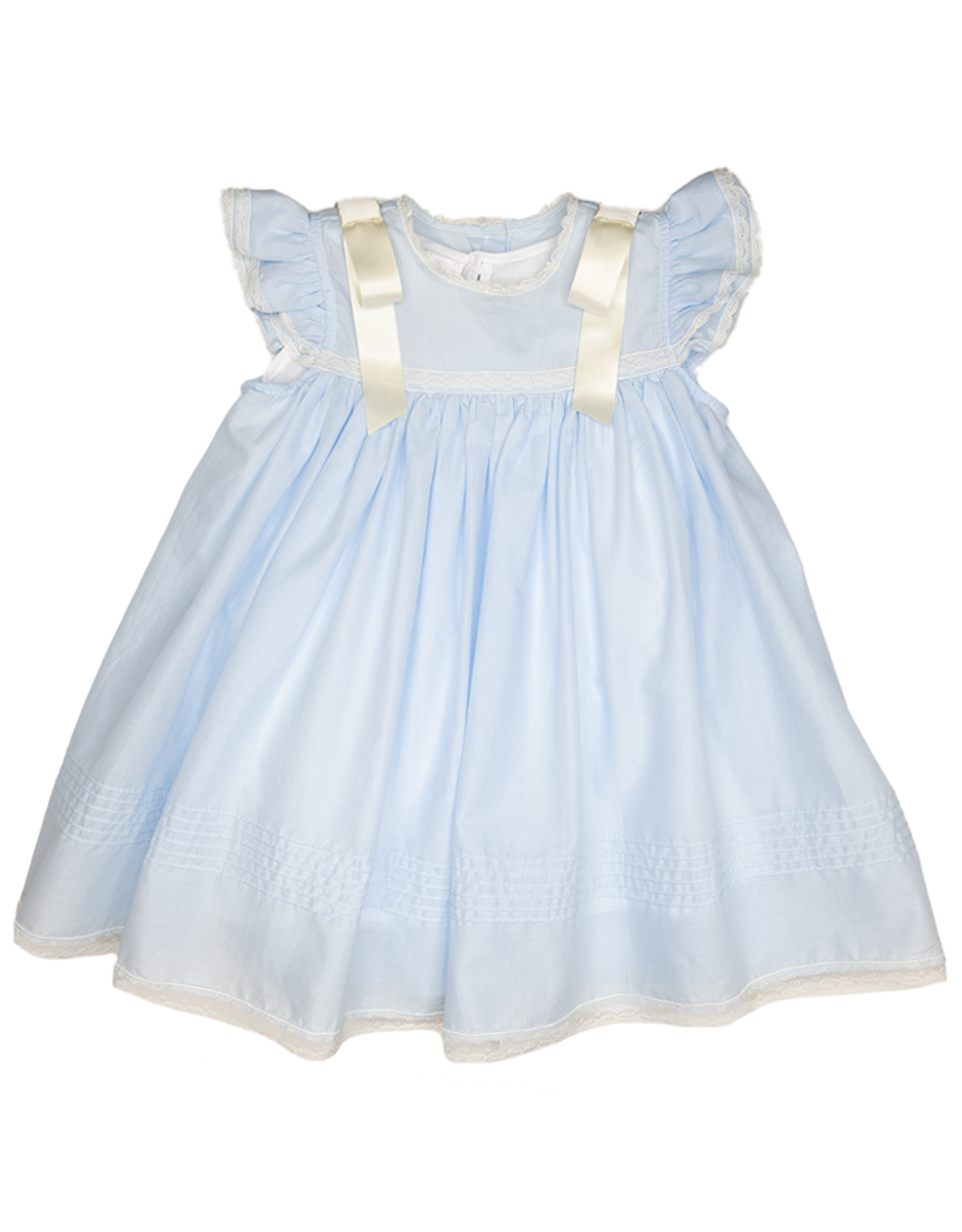 Lulu Bebe LB Caroline Heirloom Dress Blue