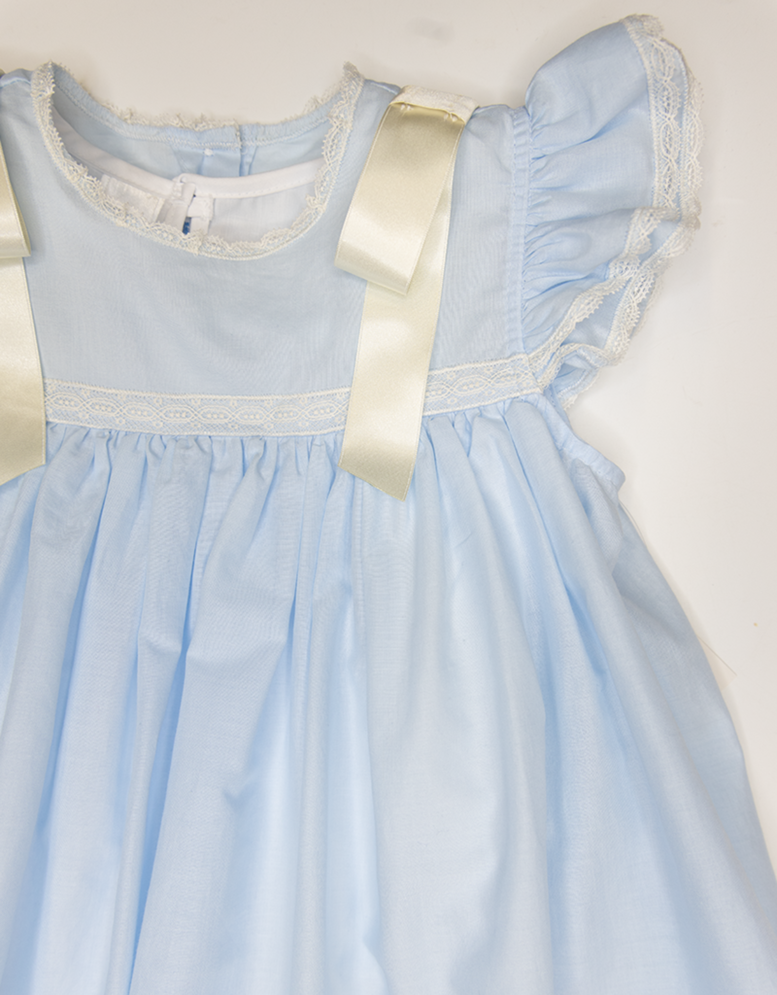 Lulu Bebe LB Caroline Heirloom Dress Blue