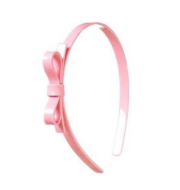 Lilies & Roses Headband Light Pink Thin Bow