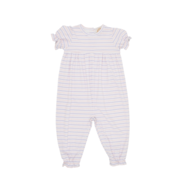 TBBC Britt Romper Lavender Pink Stripe