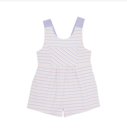 TBBC Reagan Romper Lavender Pink Stripe