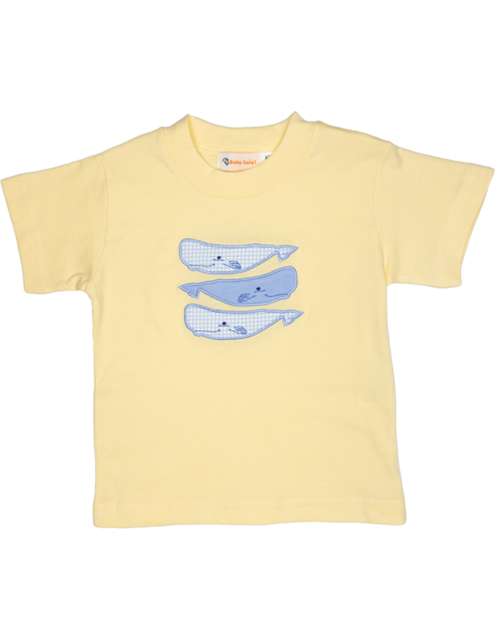 Luigi S24 Yellow Stacked Whale Shirt