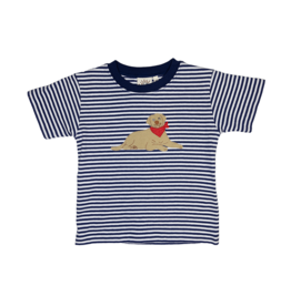 Luigi Navy Stripe Lab Shirt