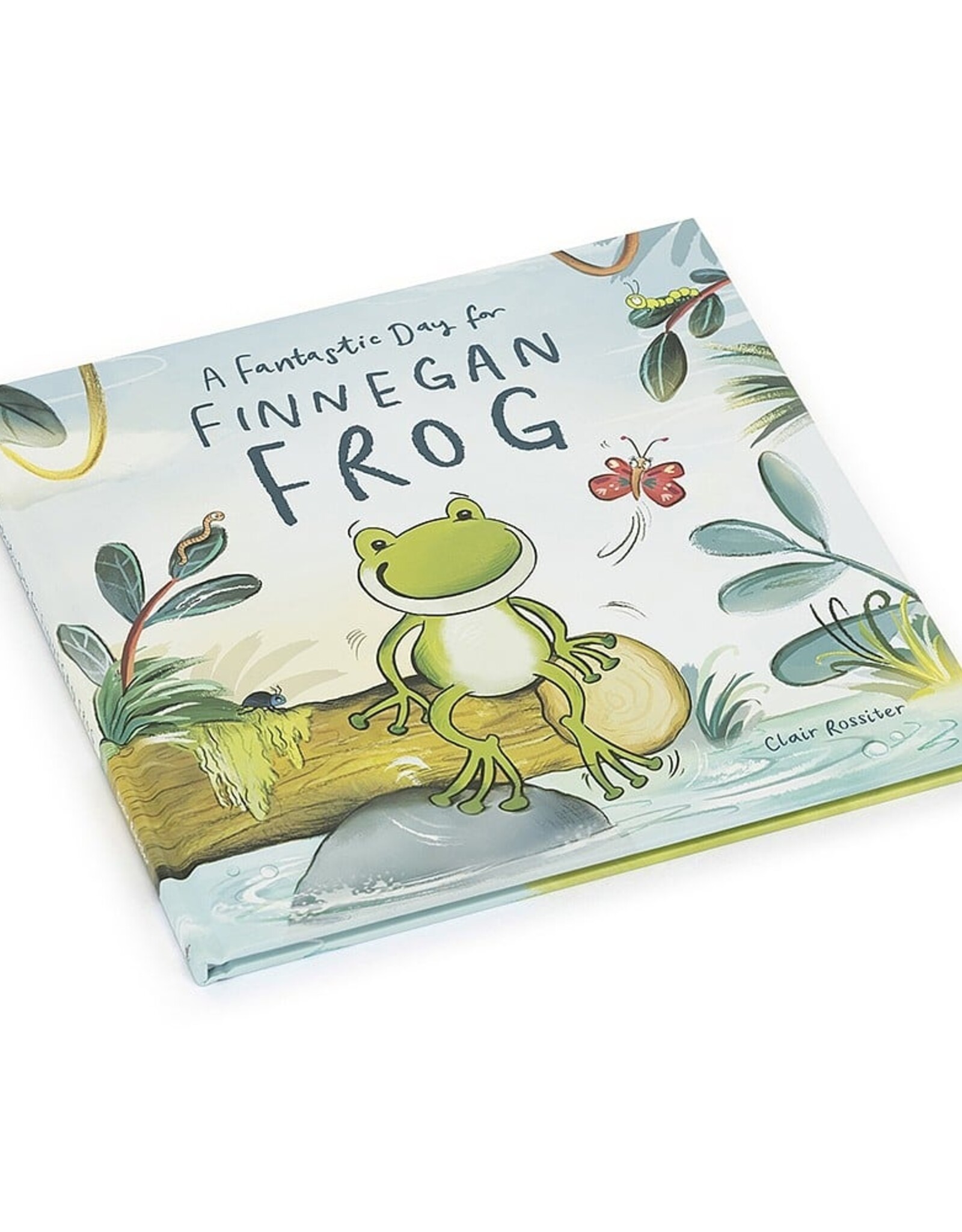 Jellycat A Fantastic Day for Finnegan Frog book