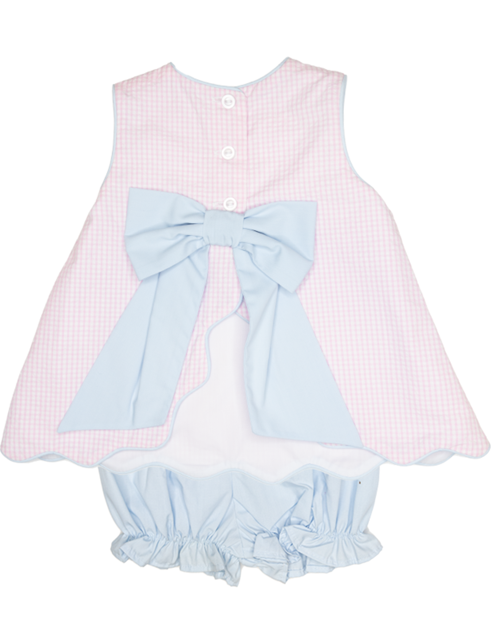Zuccini ZFS24 Pink Gingham Bloomer Set