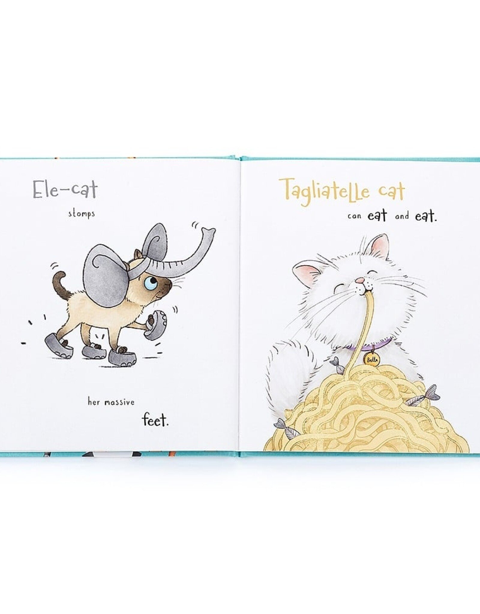 Jellycat All Kinds of Cats book