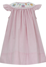 Petit Bebe 128R Pink Birthday Bishop Dress