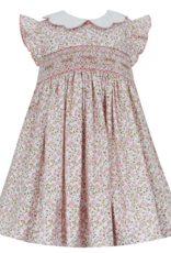 Petit Bebe 104D Rosalie Pink Floral Dress