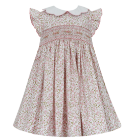 Petit Bebe Rosalie Pink Floral Dress