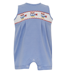 Petit Bebe Helicopter Smocked Knit Jon Jon