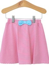 Trotter Street Kids Suzy Skort Hot Pink Stripe/Aqua