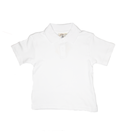 Luigi Short Sleeve Solid Polo White