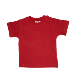 Luigi Short Sleeve Solid Shirt Red