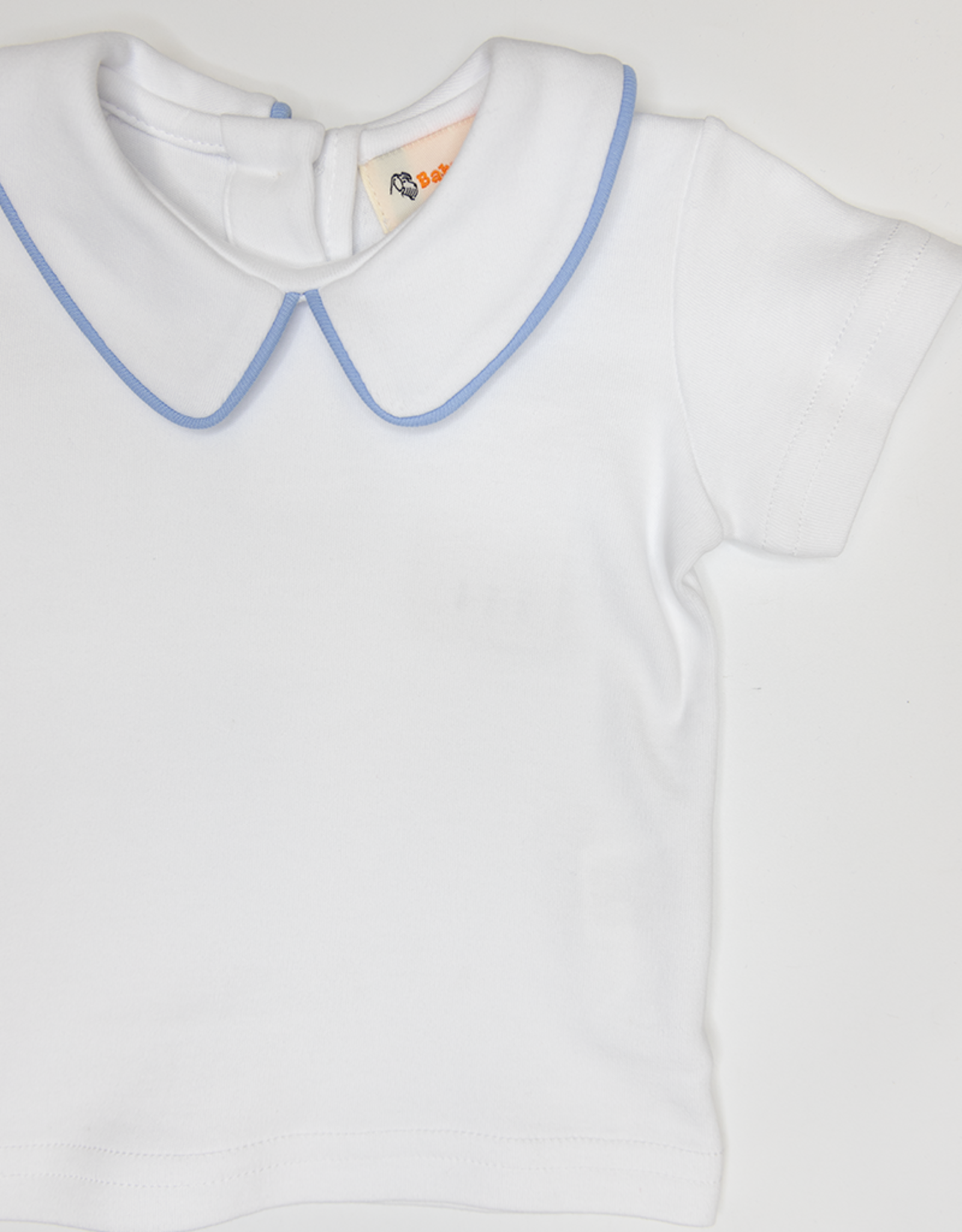 Luigi KB070 SS Collared Shirt White/Blue
