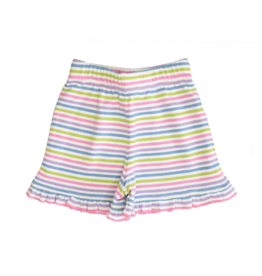 Luigi Ruffle Short Dark Stripe