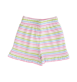 Luigi Ruffle Short Light Stripe