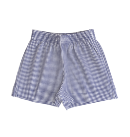 Luigi Gingham Knit Short Navy