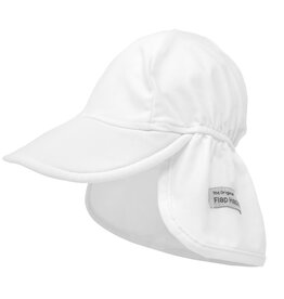 Flap Happy Swim Flap Hat White