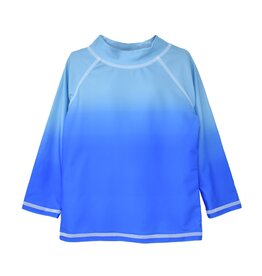 Flap Happy UPF50 Rash Guard Blue Ombre