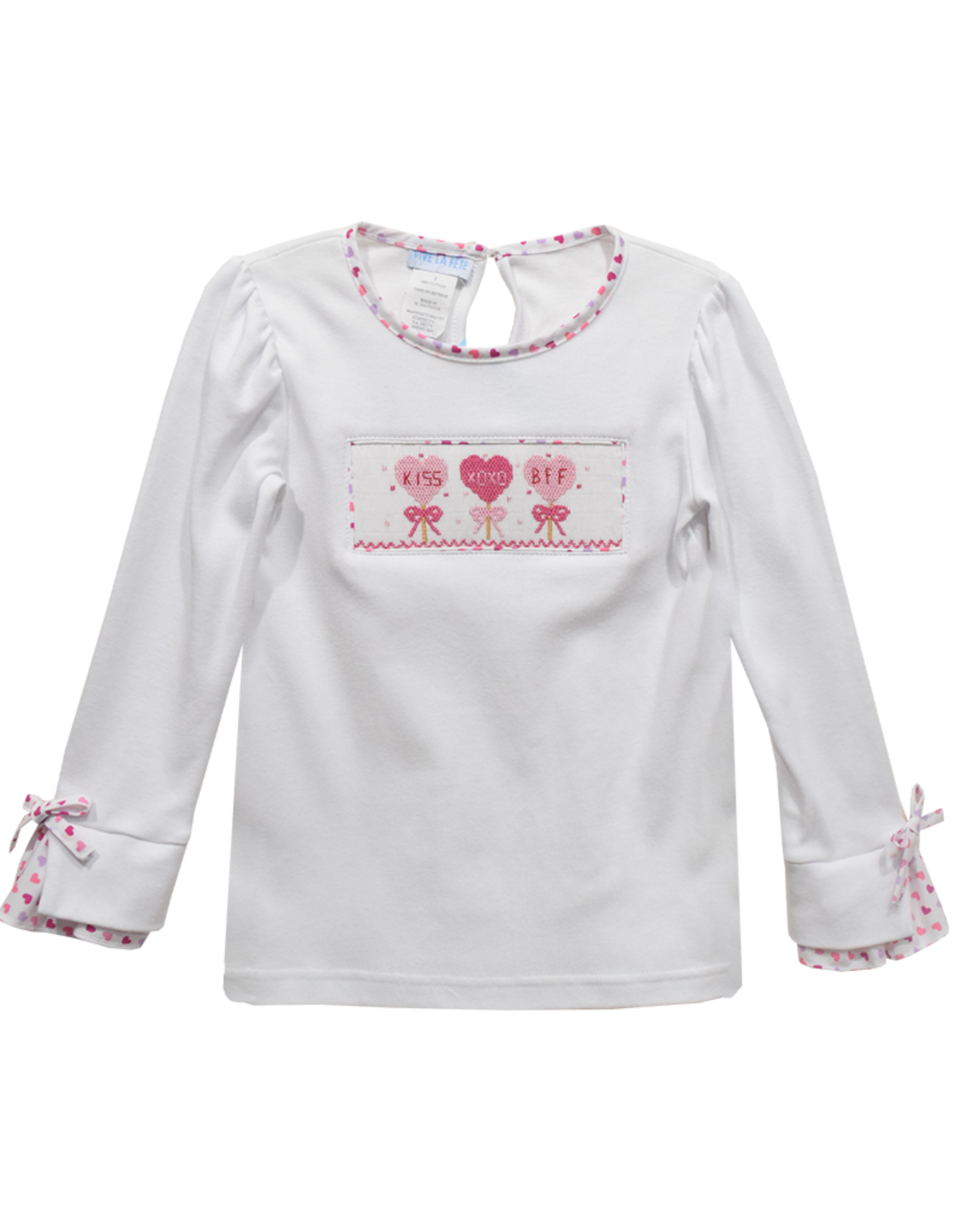 Vive la Fete VFS24 Valentine Smocked Shirt