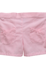 Vive la Fete VFS24 Pink Gingham Tulip Pocket Short
