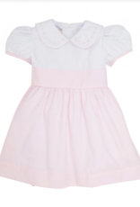 TBBC Cindy Lou Sash Dress Worth Ave White/Pink