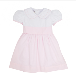 TBBC Cindy Lou Sash Dress Worth Ave White/Pink