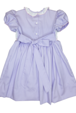 Lulu Bebe LBS24 Rose Lavender Smocked Waist Dress