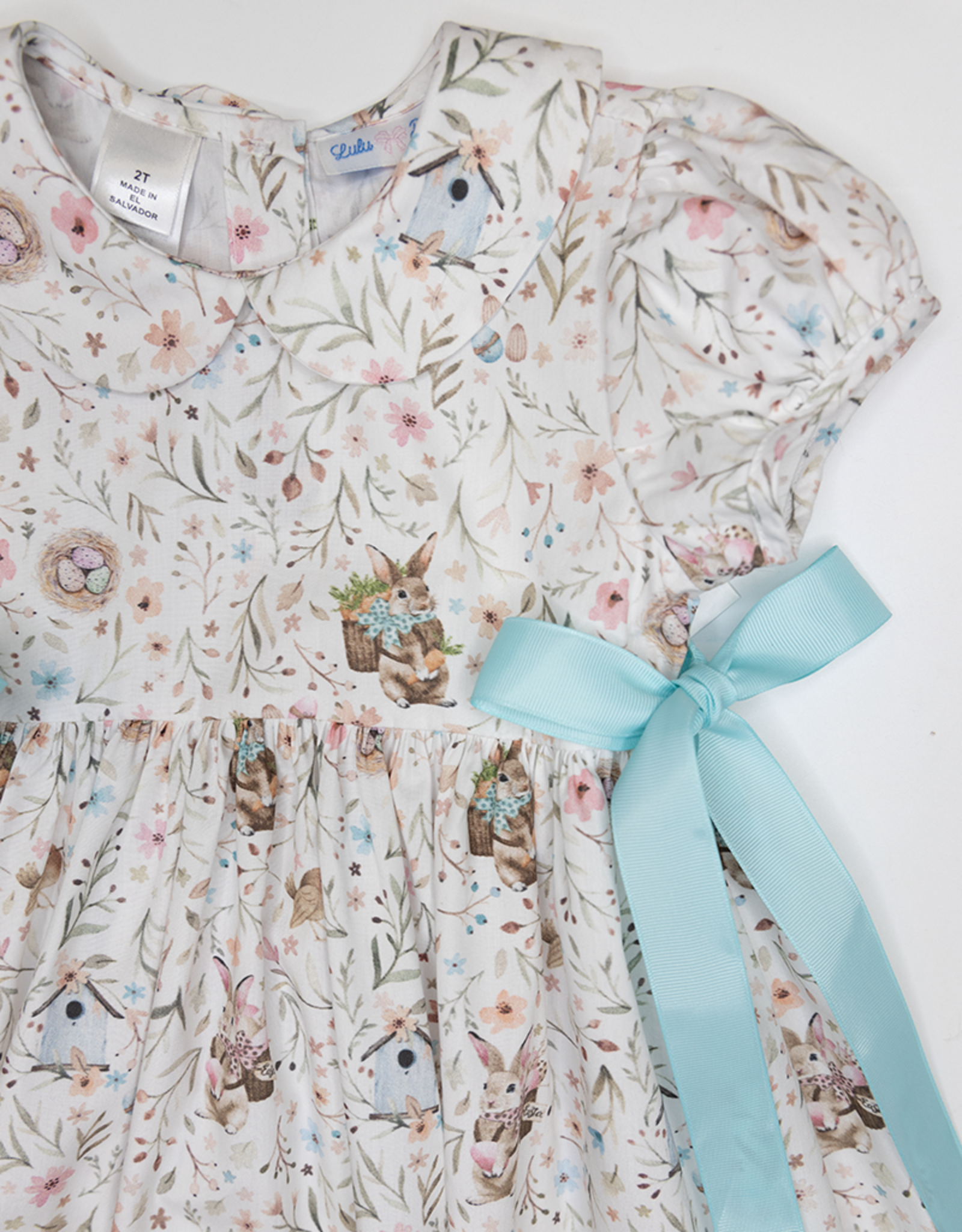 Lulu Bebe LBS24 Alexa Rabbit Print Dress