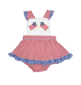 Petit Ami Ruffle Flag Bubble