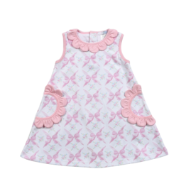 Baby Loren Pink Bows Dress