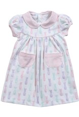 Baby Loren ESB-240 Pink Bunnies Dress