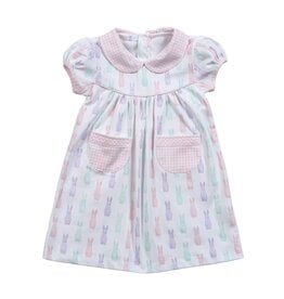 Baby Loren Pink Bunnies Dress