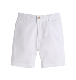 Little English White Twill Short