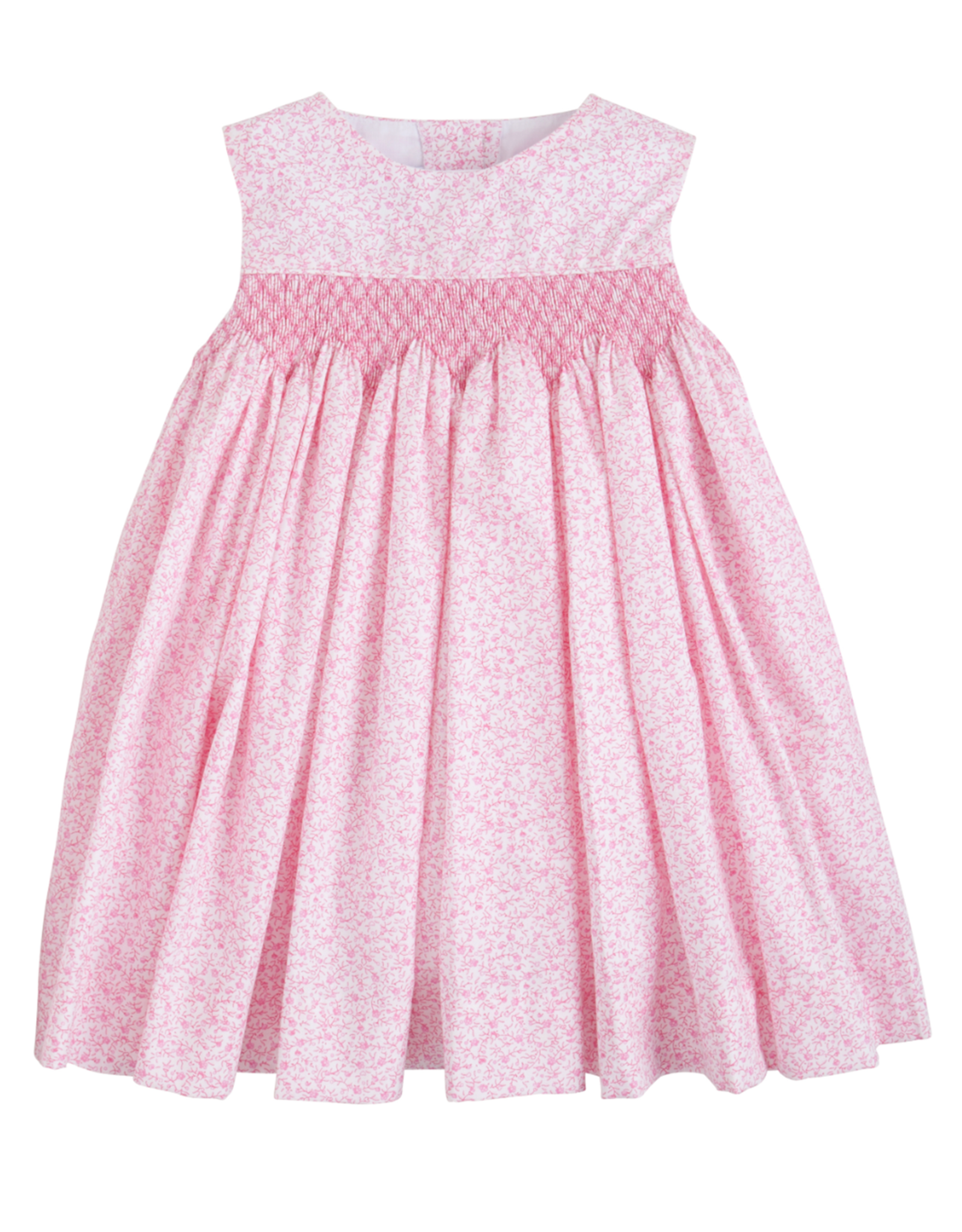 Little English LES24 Simply Smocked Dress Pink Vinings