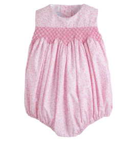 Little English Simply Smocked Bubble Pink Vinings