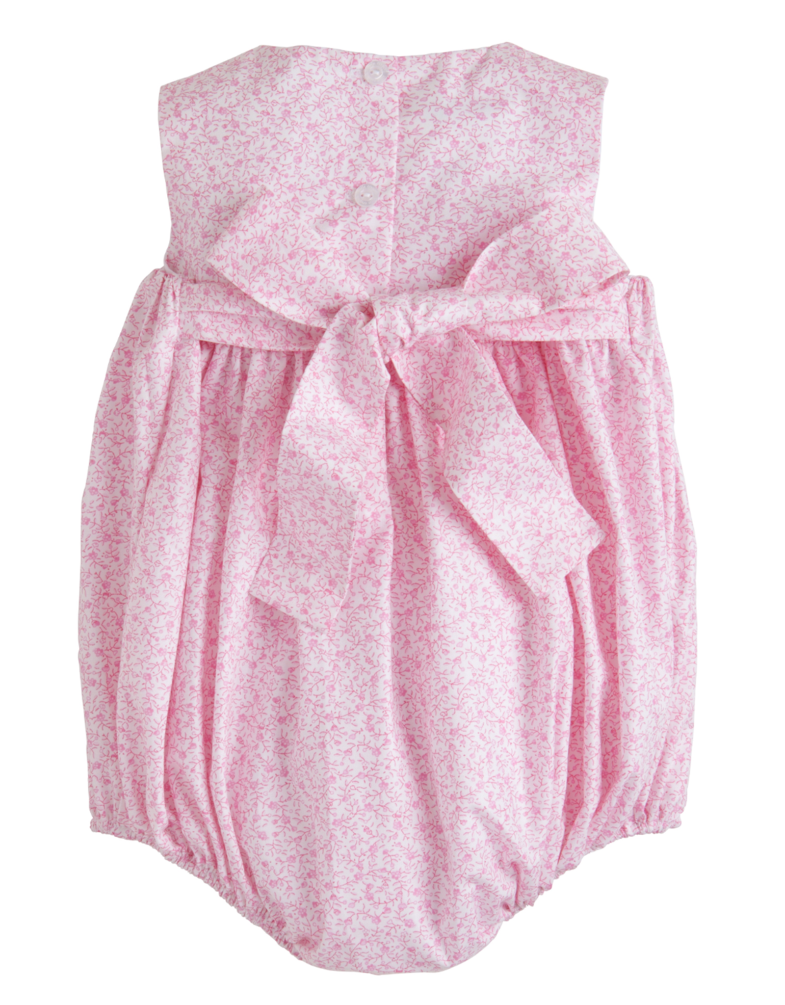 Little English LES24 Simply Smocked Bubble Pink Vinings