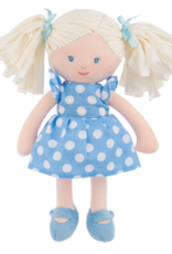 Ganz BG4622 10" Sweet Baby Doll Blue Dot Dress