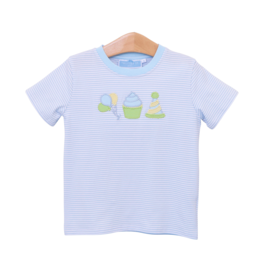 Trotter Street Kids Blue Birthday Party Shirt