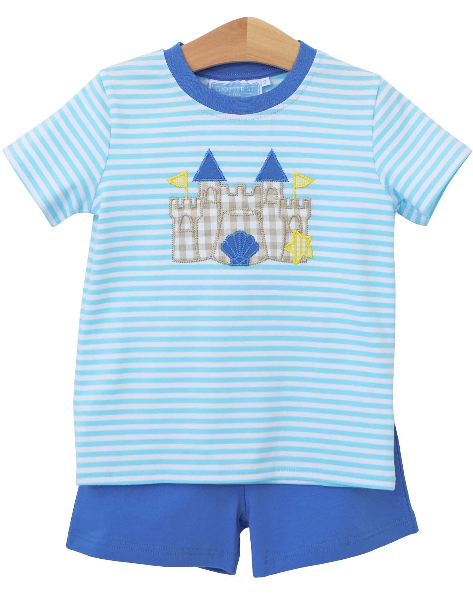 Trotter Street Kids TSS24 Sand Castle Short Set