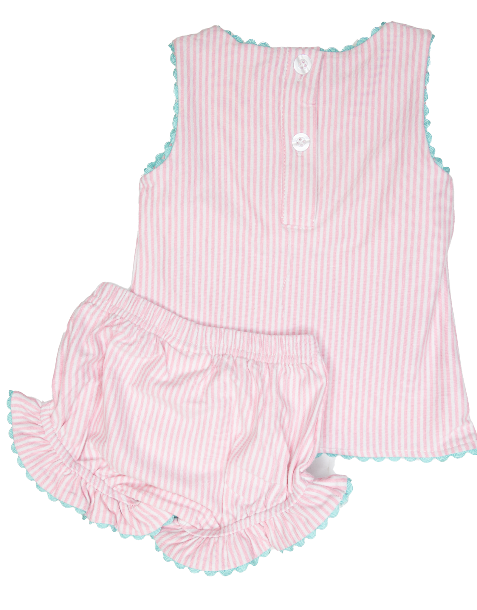 Millie Jay 612 Millie Bloomer Set Pink Stripe